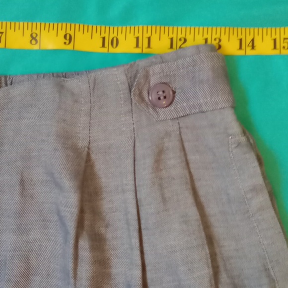 SOMETHING ELSE BY NATALIE WOOD, TAB FRONT BLUE PANTS, SIZE 4 - Picture 7 of 13